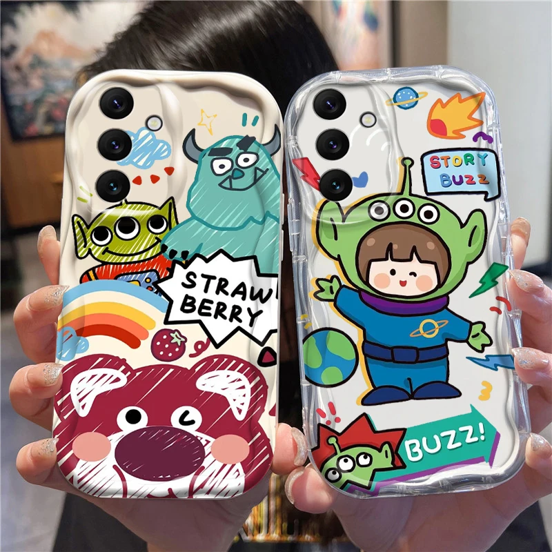 

Disney Toy Story Buzz Woody For Samsung A55 A54 A53 A52 A35 A34 A33 A32 A25 A24 A23 A22 A21S A15 A13 A14 5G Wave Oil Cover