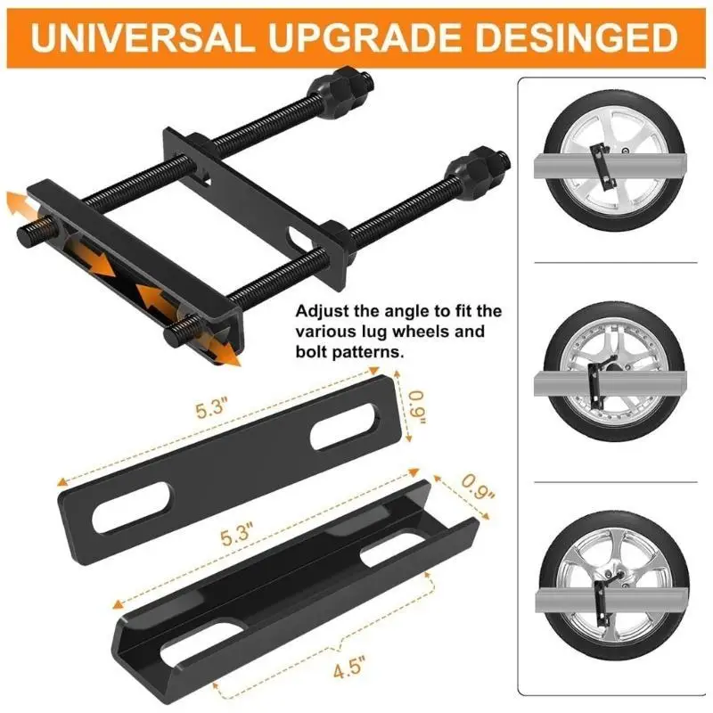 

Кронштейн для шин прицепа общего назначения, 120 фунтов, оптимизированная по прочности прямоугольная задняя пластина, переноски