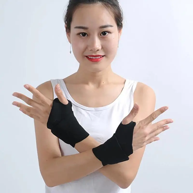 

1Pcs Self Heating Wrist Brace Support Adjustable Strap Wrap Sleeve for Pain Relief Gym and Fitness Sessions