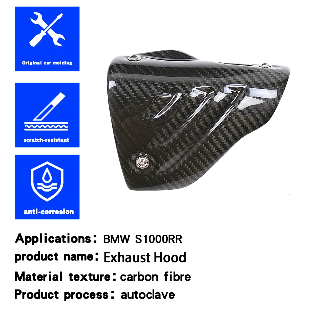 IKOSO for Motorcycle Bmw S1000RR Latest Model Accessories Conversion Complete Carbon Fiber Exterior Parts Exhaust Hood 2019+