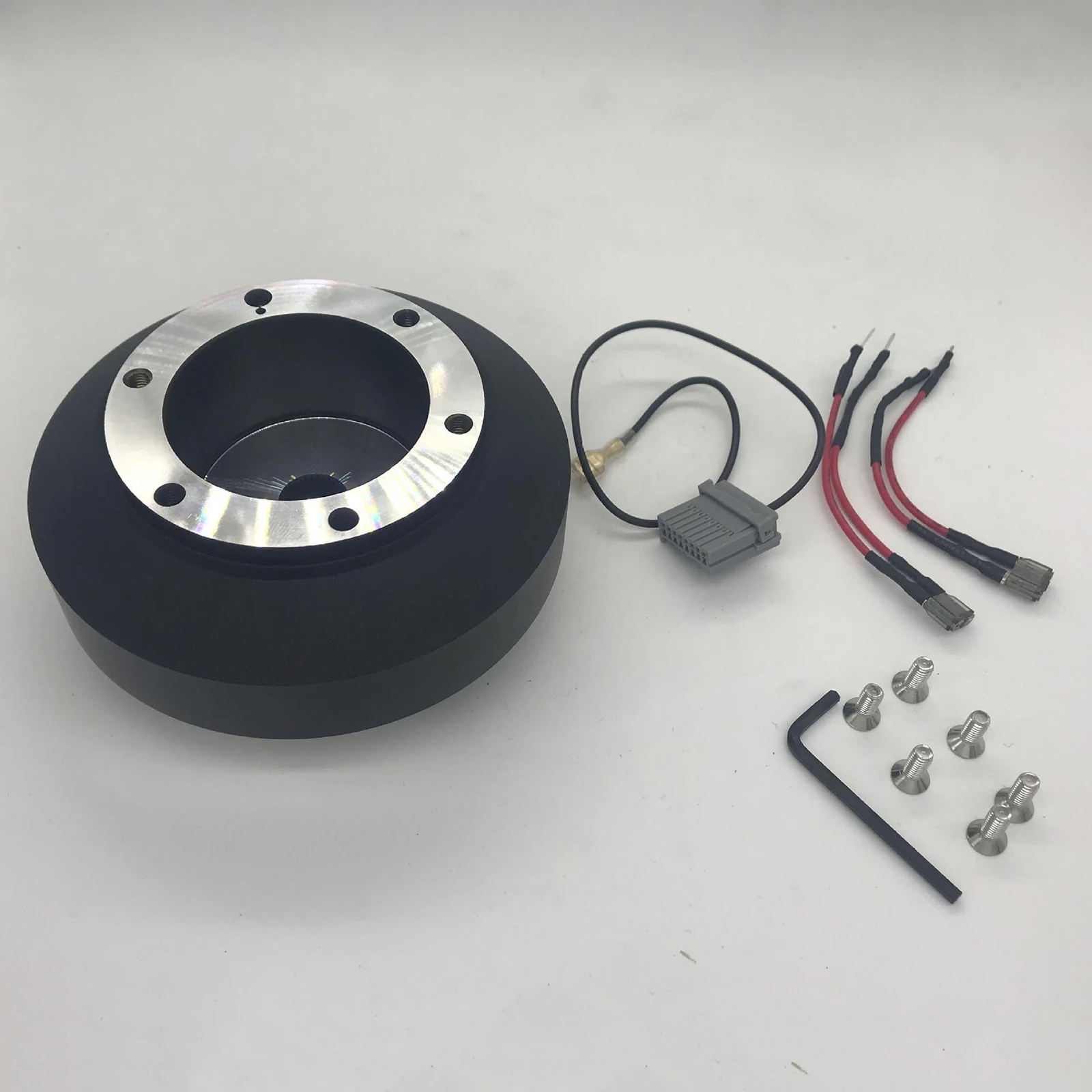 

Aluminum Alloy Steering Wheel Hub Adapter Quick Release Installation Kit 70mm for Nissan 350Z 370Z G35