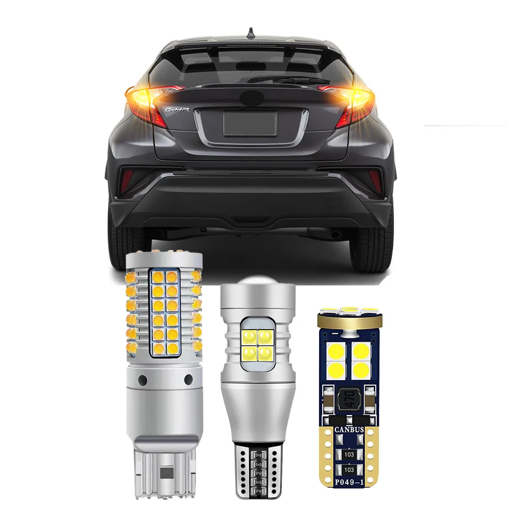 

LED Bulb For Toyota C-HR CHR 2016 2017 2018 2019 2020 2021 2022 2023 LED Car Exterior Turn Signal Backup Bulbs CANBUS