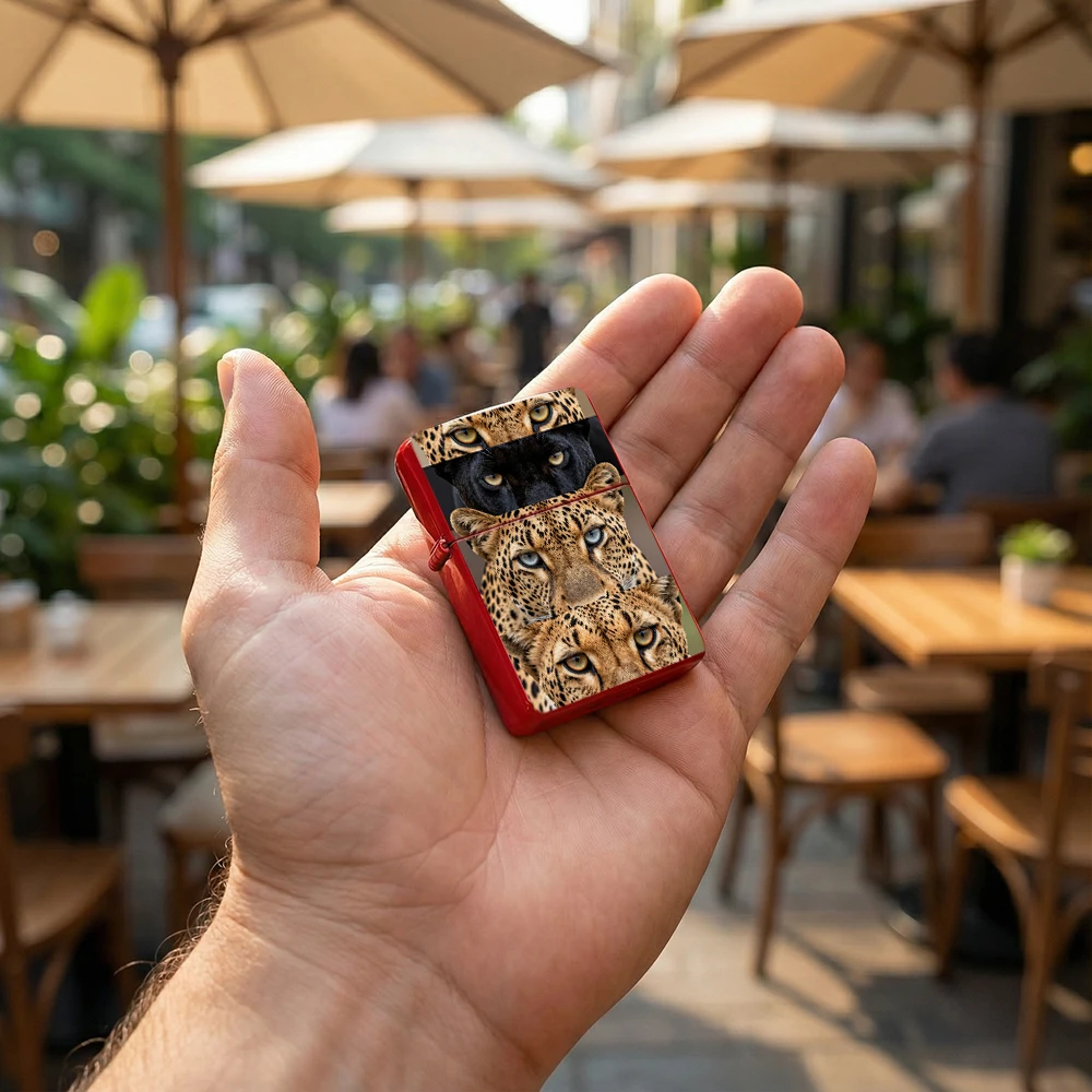 Flip Top Lighter Leopard Panth - Vintage Collectible Lighters 评论和价格