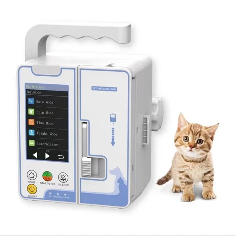 

Инфузионный насос для животных на основе li-battery Pet Ветеринарный монитор для пациента