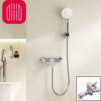Diiib Patented Water Splash One-click Slow Stop Three-speed Switch Adjustable Angle Socket Removable Design Upgrade Large Cover