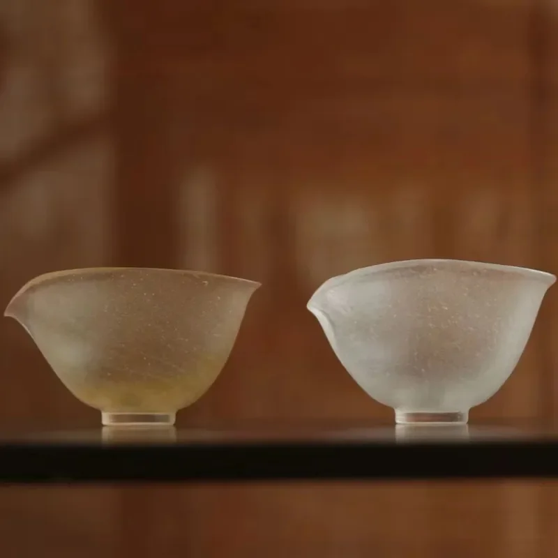 Lanzhou Justice Cup Ceramic Tea Set Ancient Glaze Kung Fu Teaware Divided Pot Gift Box Traditional Chinese Style Souvenir