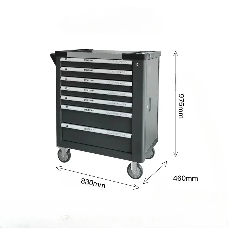Professional Screwdrivers Tool Cabinet Wheeled Large Trolley Organizer Workshop Mechanical Tool Cabinet Garage Tool Arrangement