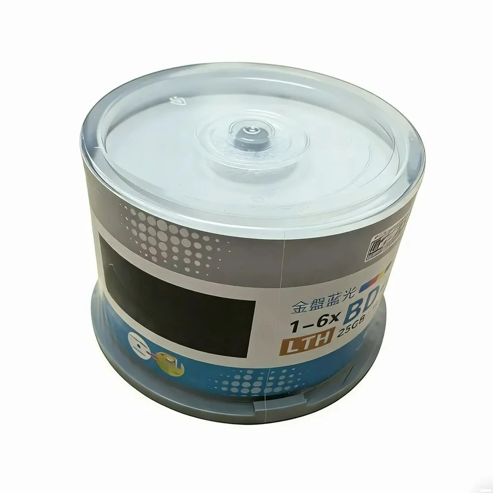 

Диски Blu-ray BD-R 25GB Golden Printable Type 25G 6X, 50 шт. в тубе