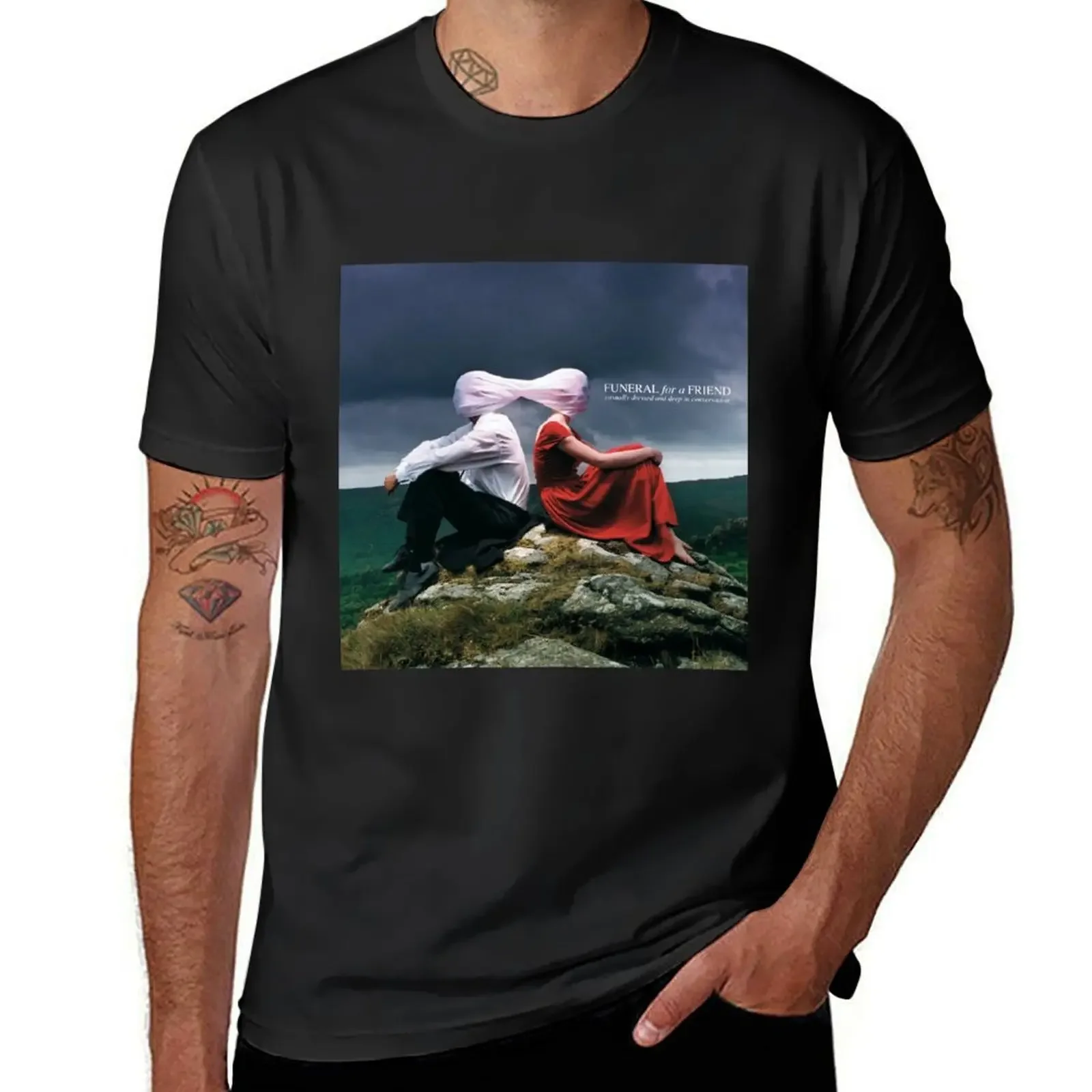 Funeral for a Friend - Casually Dressed & Deep in Conversation (Lighter v3) T-Shirt sublime Short sleeve tee men