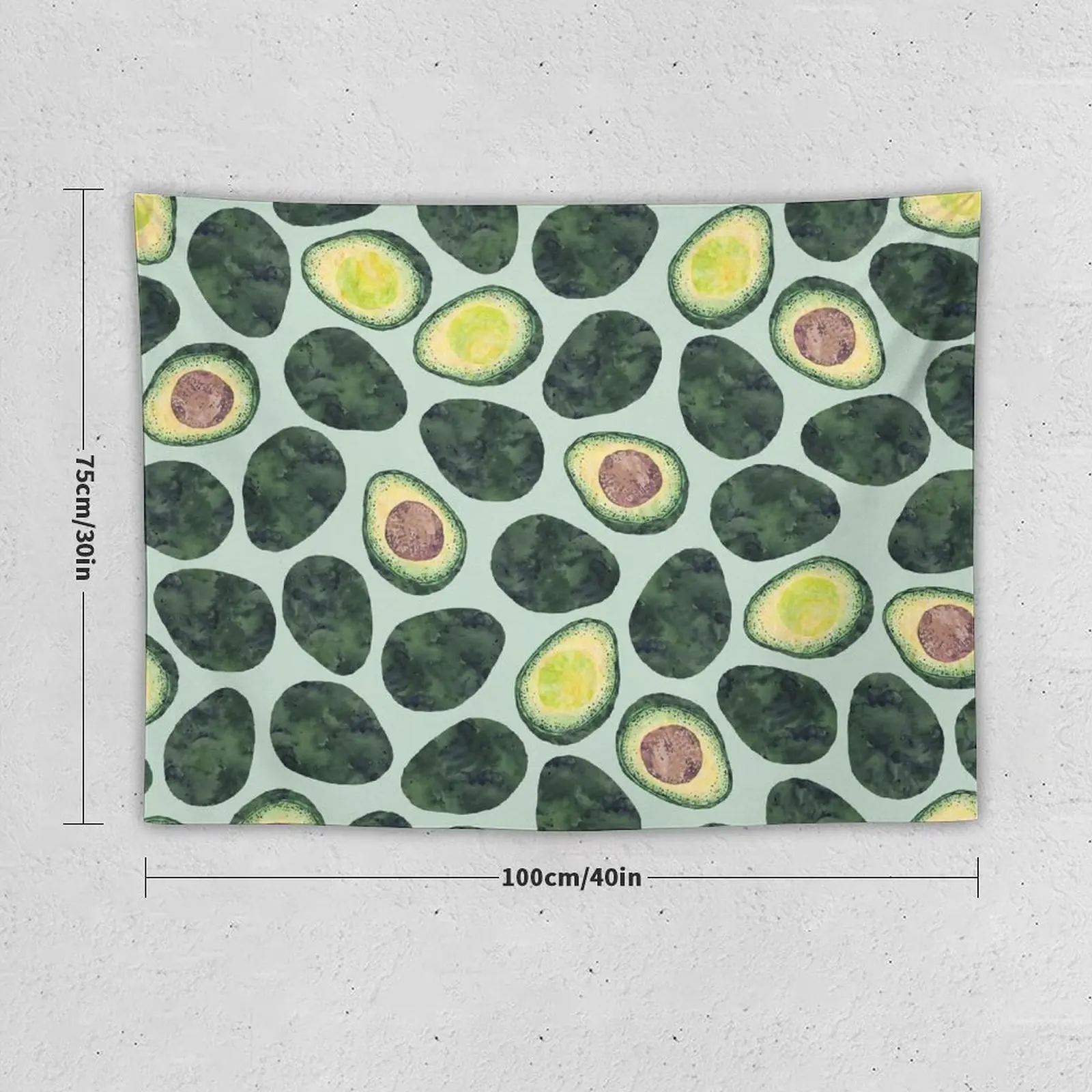 New Avocado Addict Tapestry Outdoor Decoration Room Decorating Aesthetic Decoration For Home Kawaii Room Decor