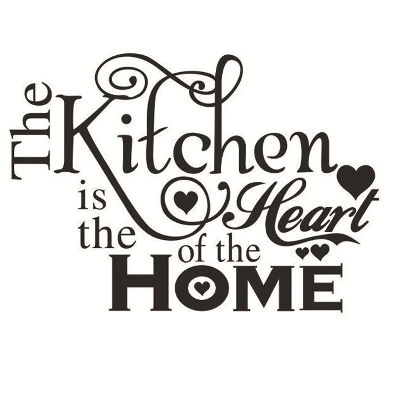 Vinyl Kitchen Rules Room Decor Art Quote Wall Decal Stickers Removable Mural DIY