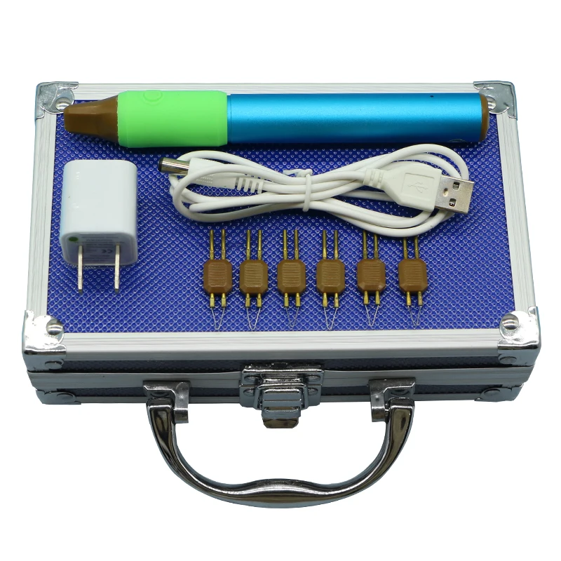 Electric Coagulation Pen V70, Rechargeable Double Eyelid Tool, Hemostatic for Cutting Eyebrows, Plastic Ophthalmic Equipment