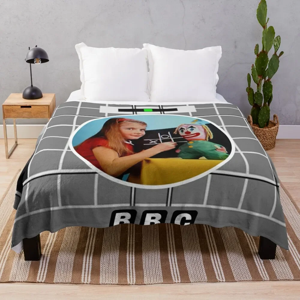 Test card Throw Blanket Soft Big Shaggy Plush Beautifuls Blankets