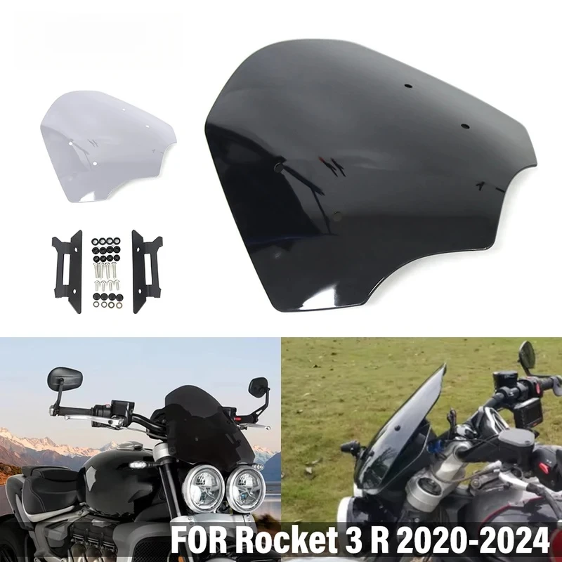 

Лобовое стекло мотоцикла для Rocket 3 3R GT 2020 2021 2022 2023 2024, ветровой дефлектор