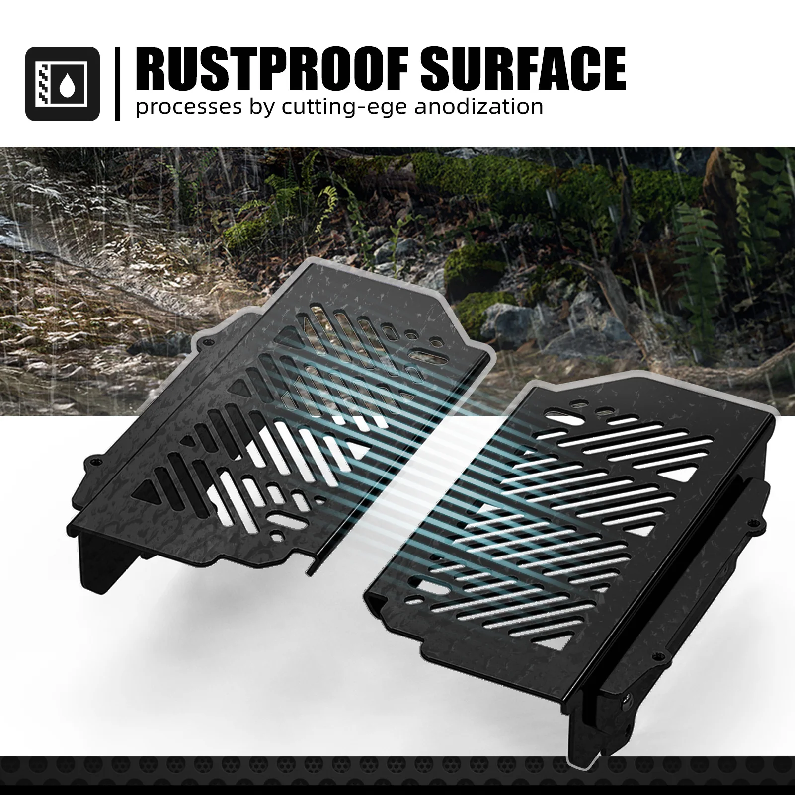 NICECNC Für KTM EXC 300 2017-2019 Kühlergrillschutz Grillprotektor Für KTM EXC-F 350 SX 125 SXF 450 XCW TPi Husqvarna TE300 – Detail 3