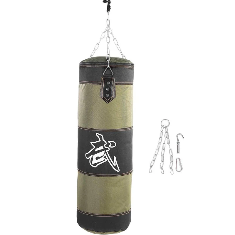Punching Bag Training Fitness with Hanging Chain Kick Punching Bag Adults Gym Exercise Heavy Boxing Punching Sand Bags