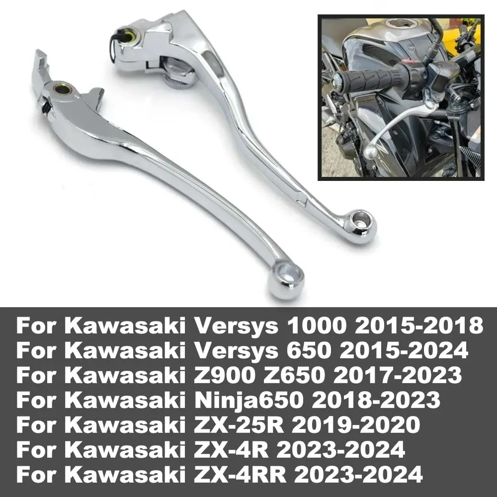 

ZX-4R ZX-4RR 2024-2023 Motorcycle Brake Levers Clutch Handle For Kawasaki Z900 Z650 Ninja650 ZX-25R ER-6F ER-6N Versys 1000/600