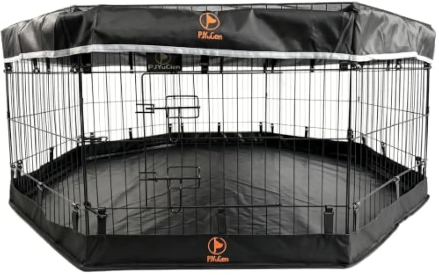 Puppy Playpen with Top Cover & Bottom Pad, 8 Panels 24
