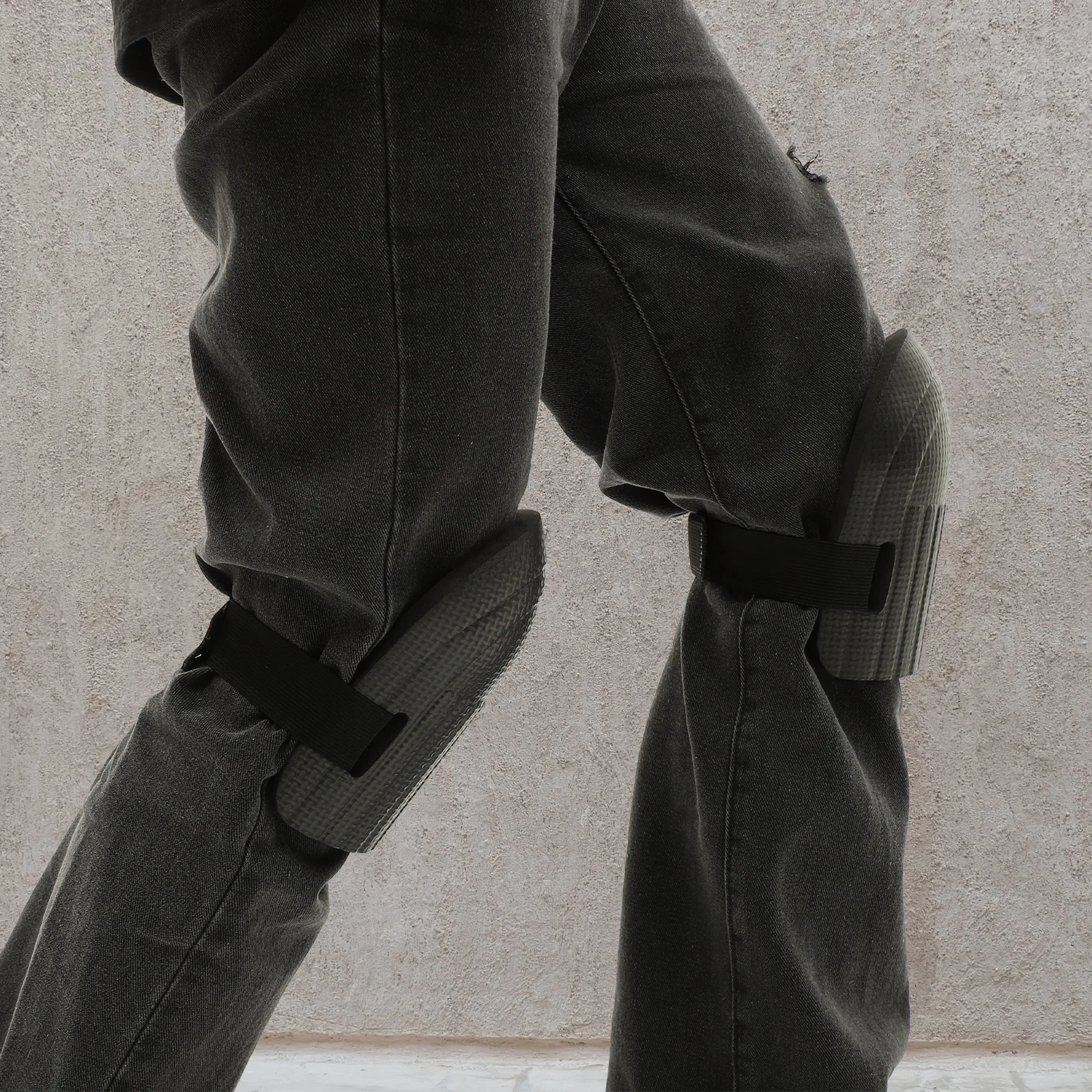 زوجان من وسادة الركبة المقاومة للاهتراء لبنطلون العمل وسادات حماية شديدة التحمل للعمال للاستخدام طويل الأمد في البستنة و