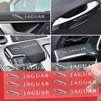 Car Interior Sticker Central control Decals Emblem Badge Car Styling For Jaguar XF XJ XE S-Type F-Type X-Type F-Pace I-Pace  XFR