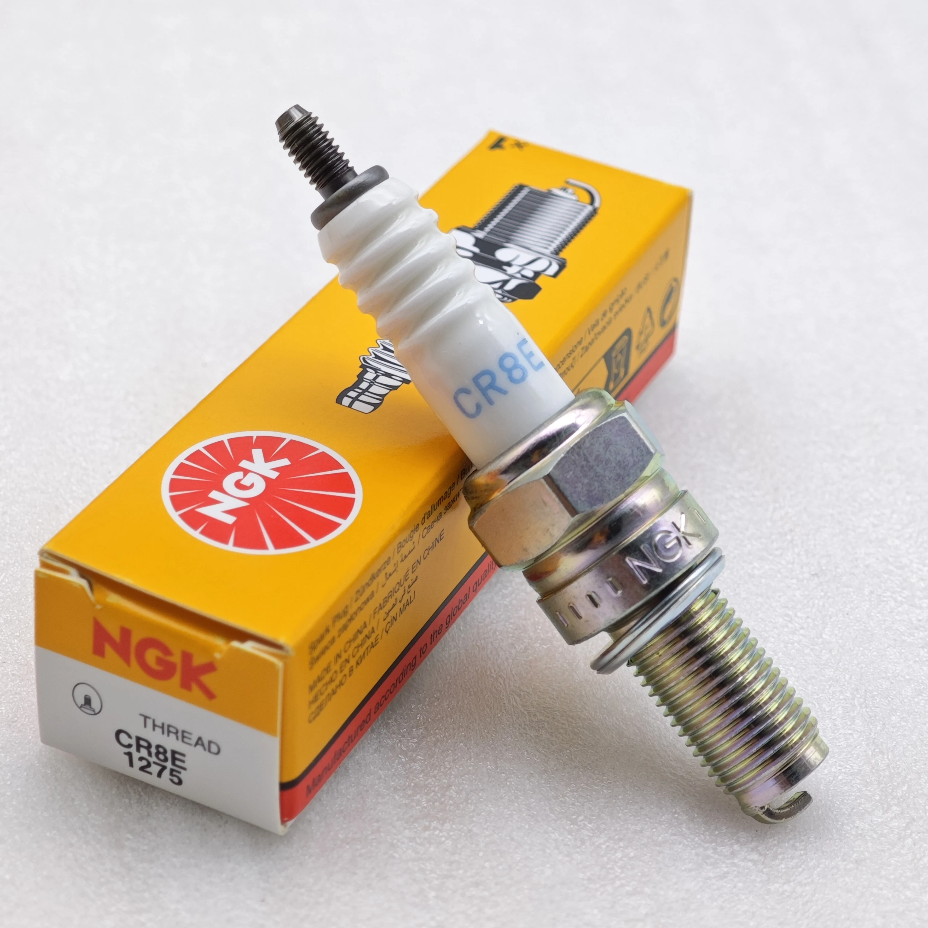 Original NGK Motorcycle Spark Plug CR8E CR8EIX Suitable For Benelli 500 Cubs 250TRK502 Jinpeng 250 Huanglong 300/600