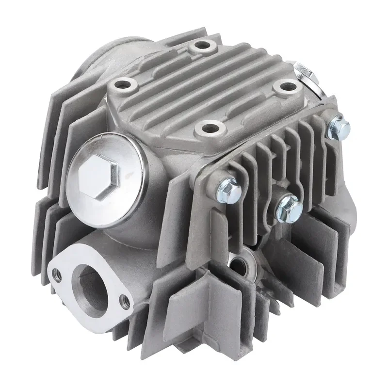 for GOOFIT 52.4mm Cylinder Head Assembly for 4 Stroke 110cc ATV Kart Scooter