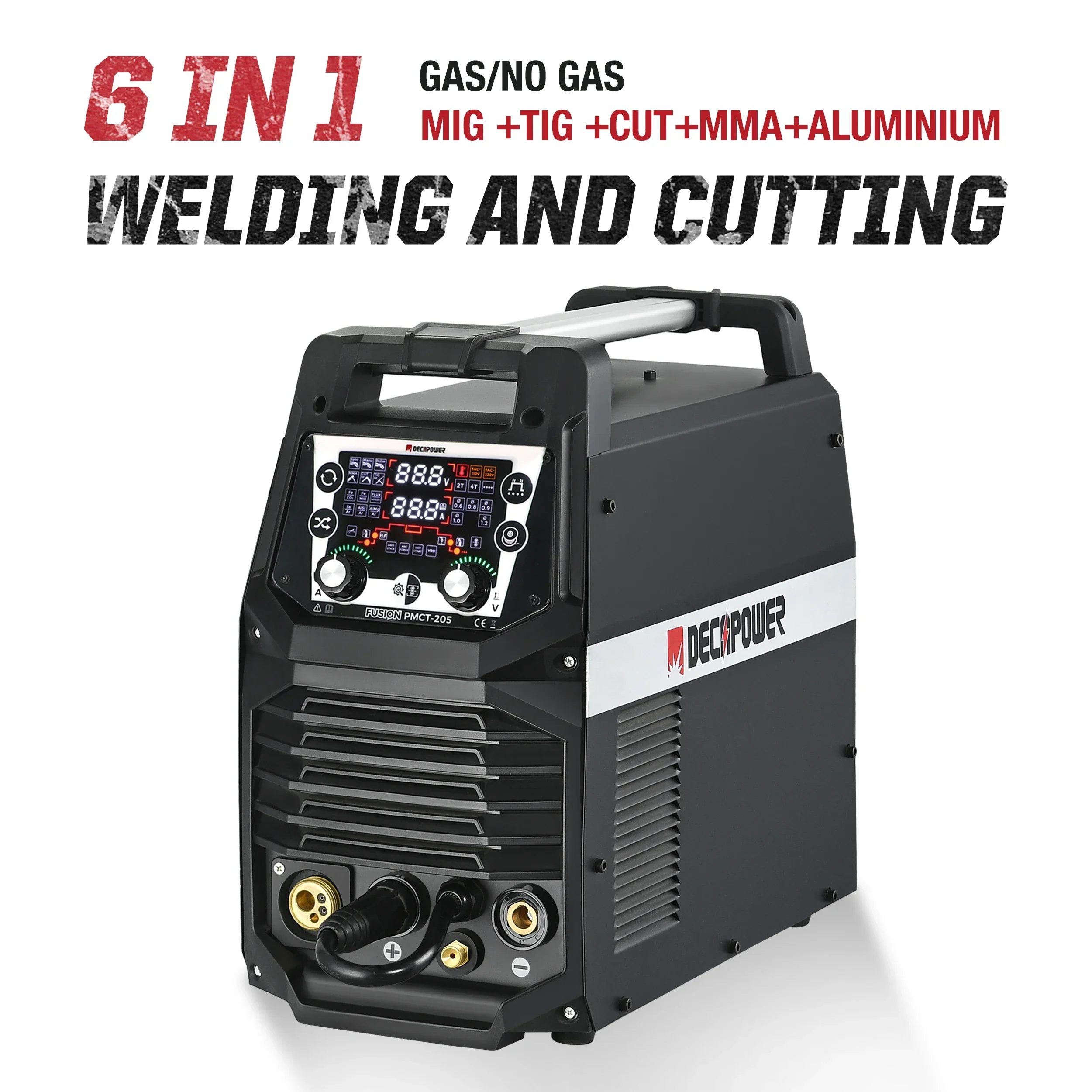 FUSION PMCT-205 Multi-process MIG TIG CUT MMA 5-in-1 Welding and Cutting Machine