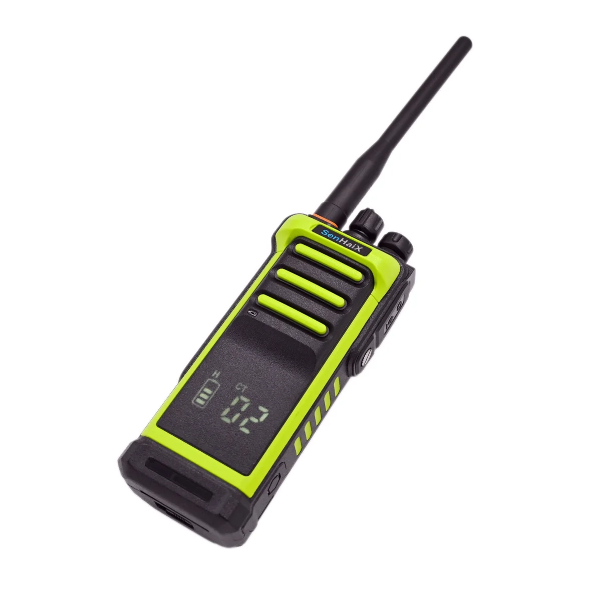 Senhaix GT10 Two Way Radio TPU Waterproof  10W VHF UHF Rugged Hidden LCD Display HD Audio Rescue Search Construction Intercom