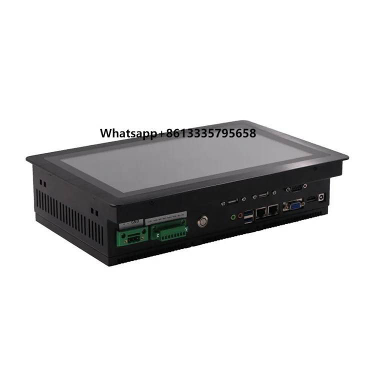 

12 Inch Ip65 Waterproof Shockproof Rugged Panel PC Industrial IPS Screen Capacitive Touch Panel PC With GPIO 24V DC Dual RJ45