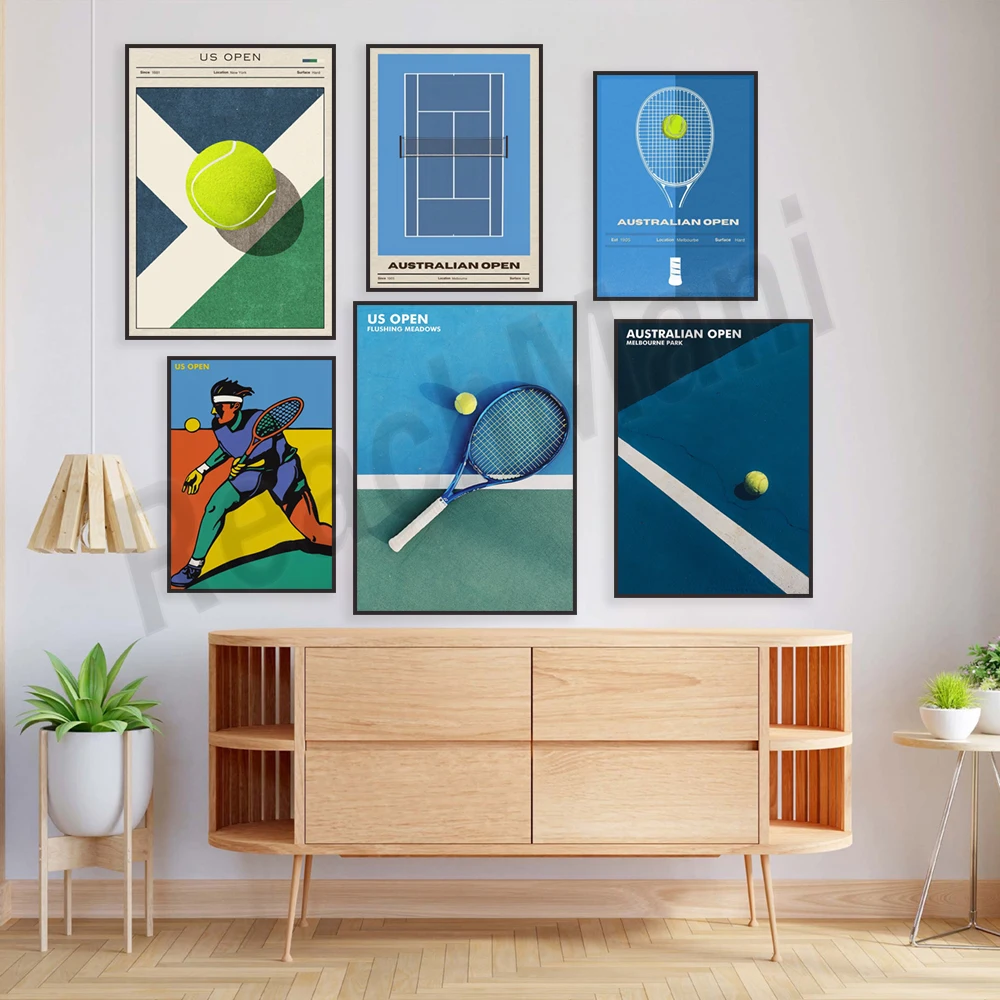 Теннисный постер, США Open, те – обзор и цена Home Decor Melbourne