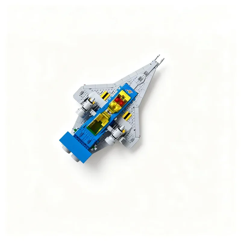 1254 pièces MOC – Modèle créatif de vaisseau spatial Galaxy Explorer – Idées de bricolage – Briques d'assemblage – Cadeau d'anniversaire – Ensemble de briques – Cadeaux de vacances