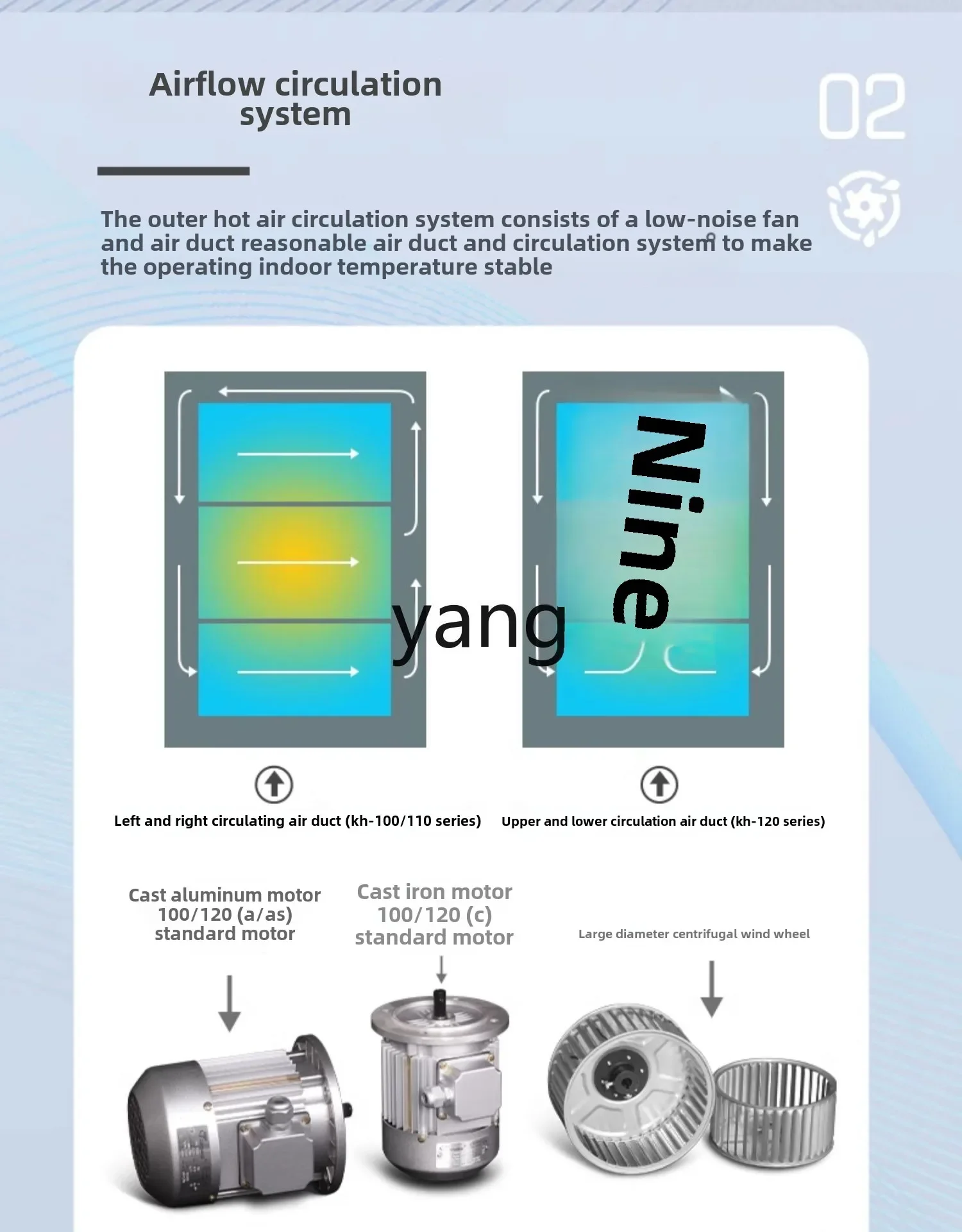 LMM large industrial electric heating constant temperature oven high temperature blast drying oven food dryer 3