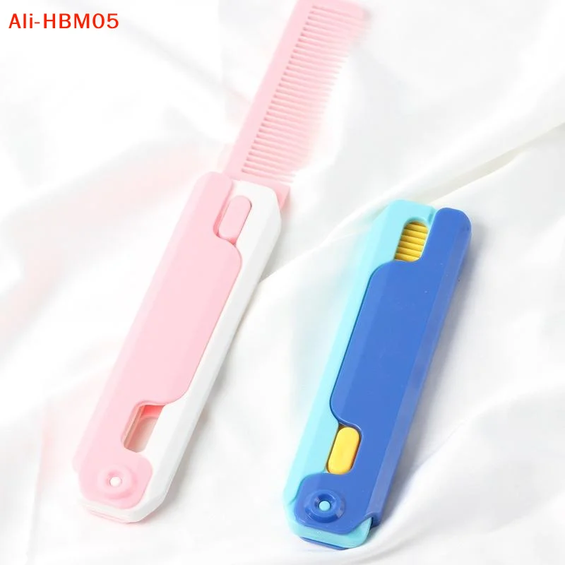 (HB05)3D Gravity Straight Comb Small Radish Knife Comb Cute Stress Relief Fidget Toy Travel Out Cute Model Butterfly Comb