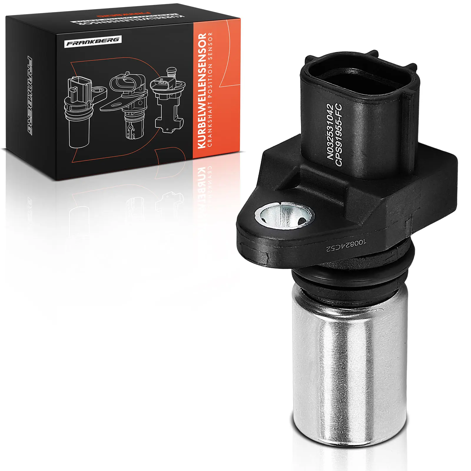 Frankberg 1x Kurbelwellensensor Impulsgeber für Toyota Land Cruiser 90 J9 J1 J12 1996-2009 9091905005 J5662019 ADT37252