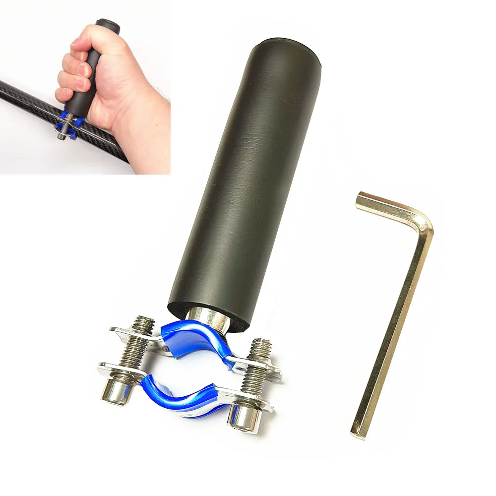 【セール中】金属探知機用宝探しバックセーバー、ビーチハンター向けショベルスクープ用プルハンドル、背中を保護するユニバーサルツールグリップ