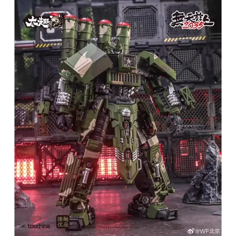 Hellbird東風-TouchToys-HQ-9BEモデルの変形ロボット玩具,ヘリコプターの変形に適しています