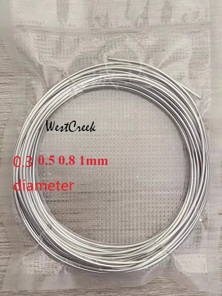 WESTCREEK 0.3mm 0.5mm 0.8mm 1mm diameter zn 99.99% Pure zinc wire ZINC line thermal hot air spraying zinc wire Coating sprayed