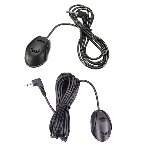 Mini Car Microphone Paste Type Audio Hands-free Mic 3.5mm Instrument Panel Bluetooth-compatible for Car Vehicle Radio GPS