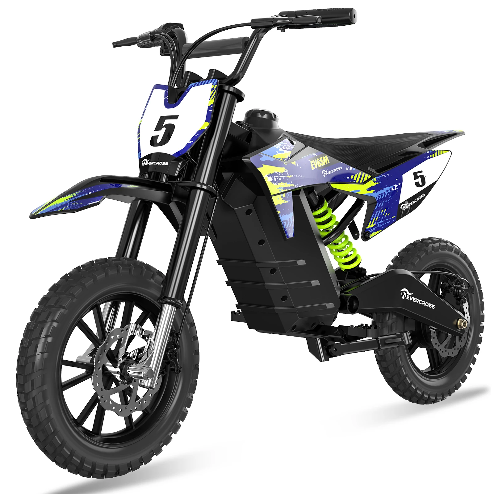 EVERCROSS TECH EV65M Elektro-Motocross-Elektromoped mit 500-W-Motor, W-Geschwindigkeitsmodi 10/20/30 KM/H