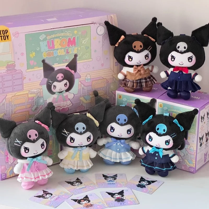 

Toptoy Kuromi Campus Diary Series слепая коробка милая загадочная коробка аниме персонаж окружающий виниловый кулон куклы подарки для девочек