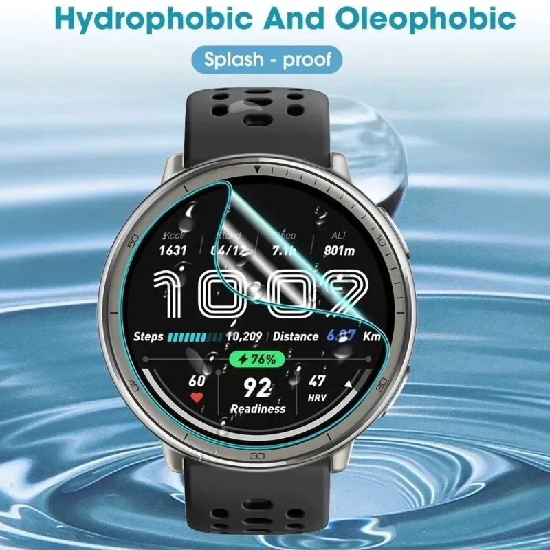 1-10PCS Screen Protector for Amazfit Active 2 Smartwatch Cover Film Soft TPU Hydrogel Film for Amazfit Active 2 Screen Protector