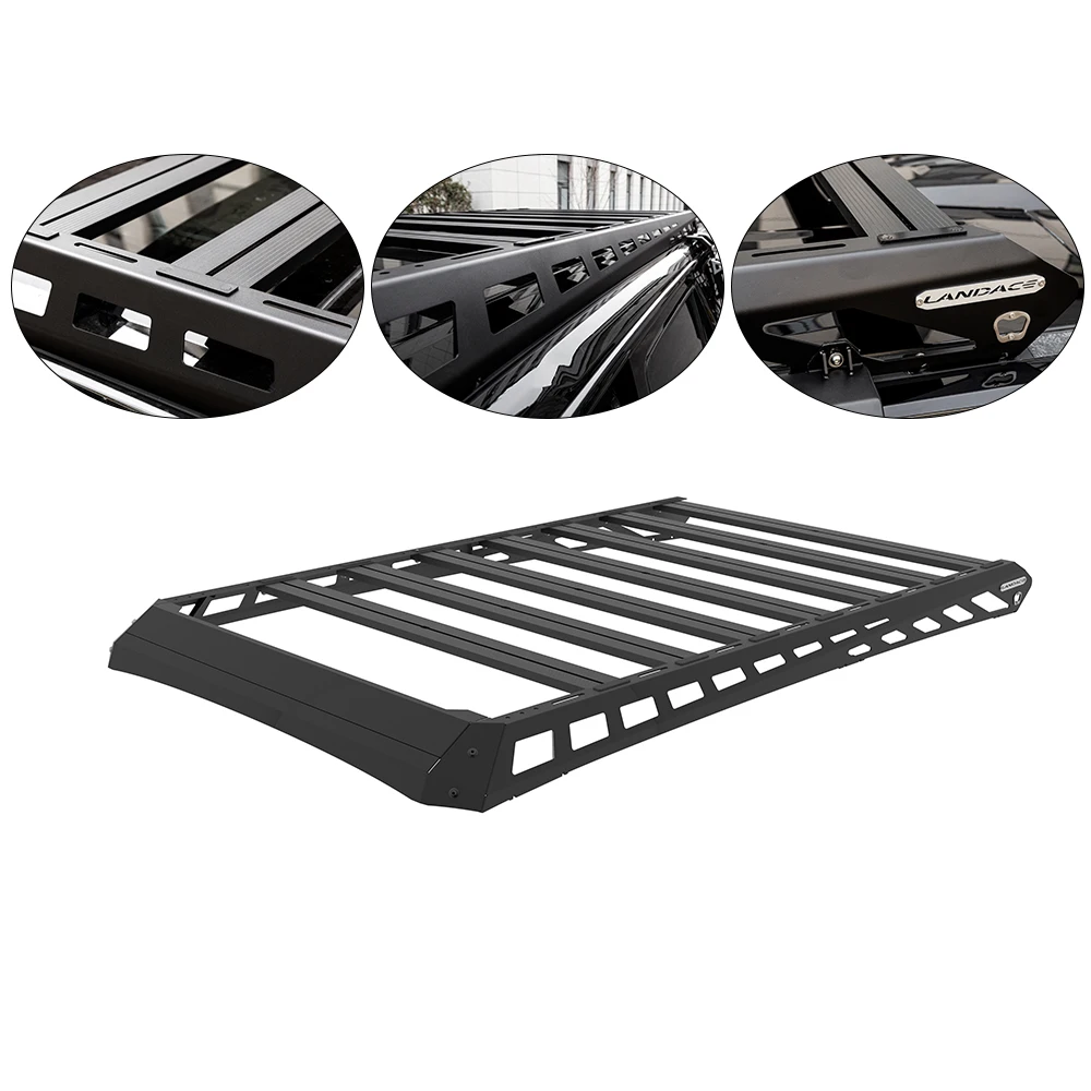 

Portable Modification Equipment Car Tools Roof Rack Aluminum Alloy Rails Basket Cargo Top Bed For Tank 400