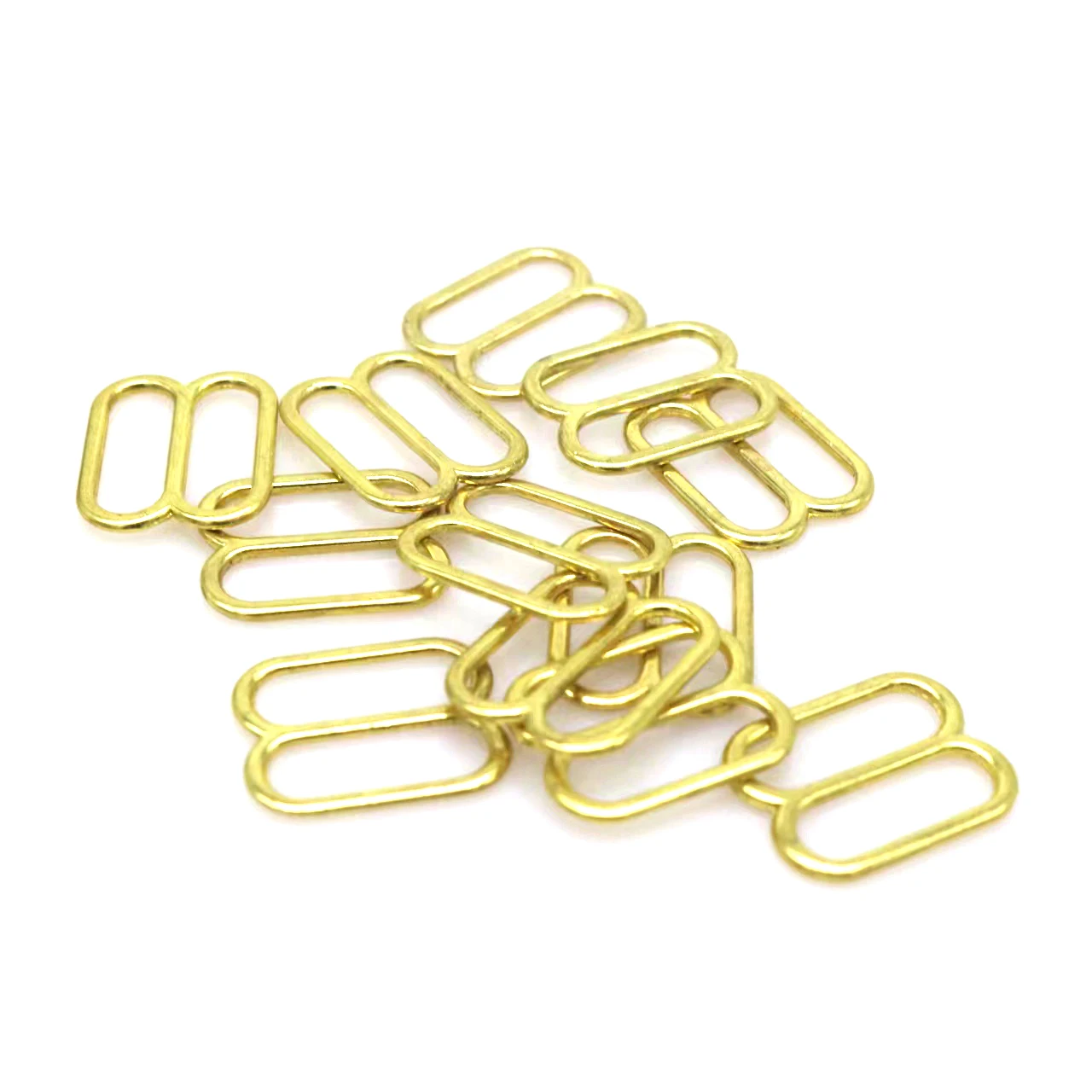 30pcs 4mm~15mm Metal Bra Strap Adjustment Buckles Underwear sliders Rings Clips For Lingerie Adjustment DIY Accessories