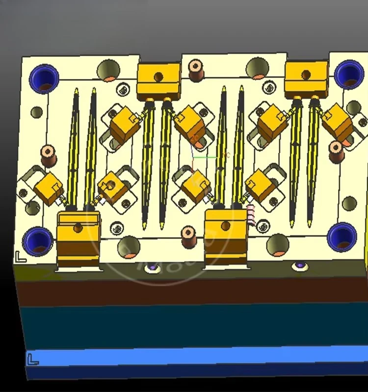 Molde de gotejador de irrigação de plástico