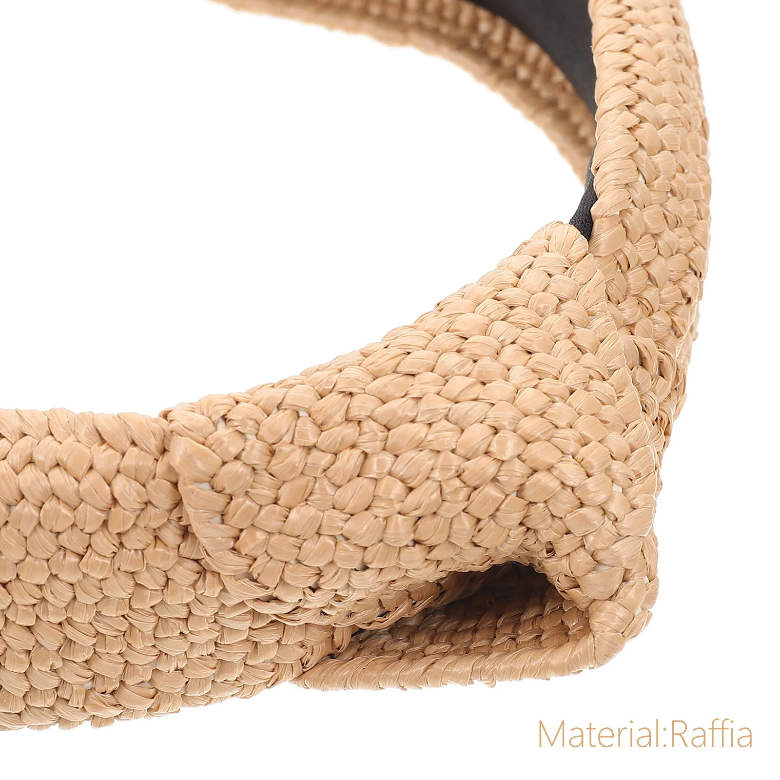 

2Pcs Raffia Headbands Elegant Knotted Hairbands Festival Party Women Hair Accessories Beach Vintage Hair Ornaments