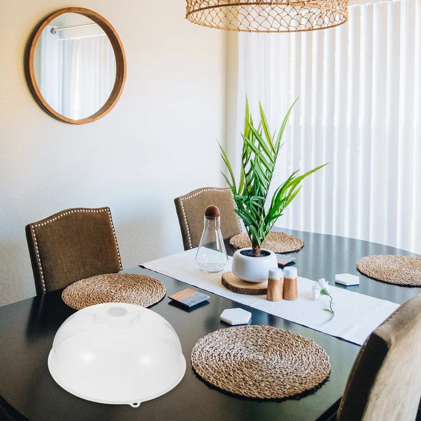 

Microwave Plate Cover Adjustable Steam Vent PP Microwave Splatter Guard Kitchen Tool Food Preservation Lid