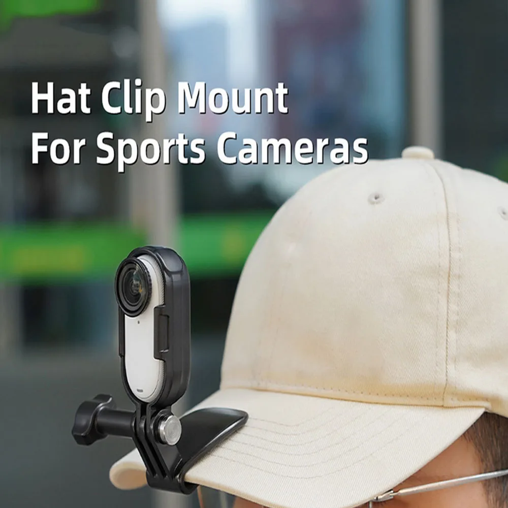 

﻿Cap Clip180° Adjustable Hat Edge Bracket For Insta360 GO3/3S First Person Shooting Duckbill Cap Headband With Brim Clip Bracket