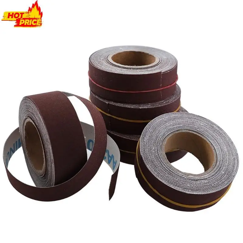 Drawable Roll Sandpaper Boxed with Dispenser 5x Abrasive Paper for Wood Turners