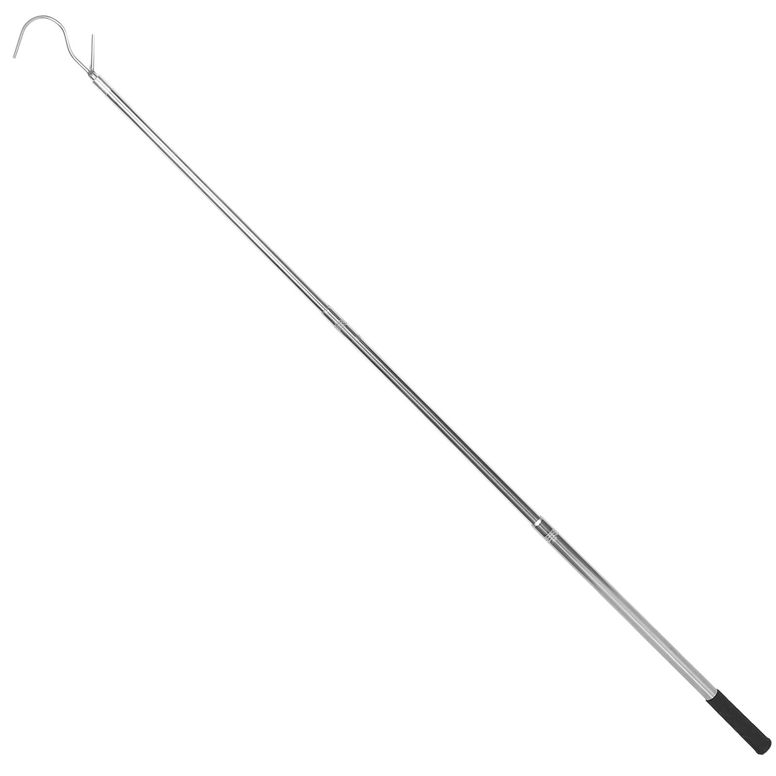 

Portable Awning Telescopic Pole Silver Black Stainless Steel Adjustable Pull Rod for Camping Awnings Sunshade Shelter Tools Car