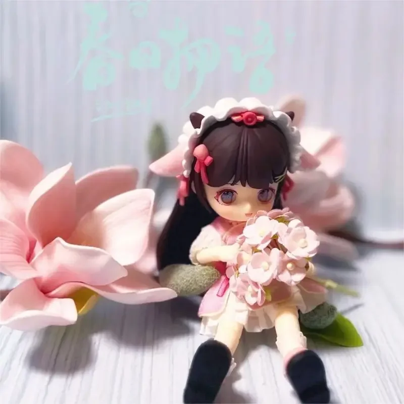 Genuine Nagi Cherry Blossom Season 1/12Bjd Doll Kawaii Elevator Figure Bjd Action Figurine Model Collection Statue Ornament